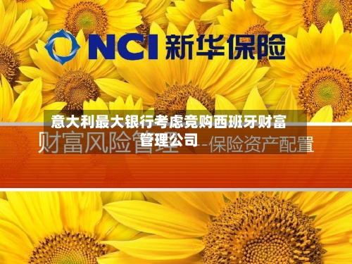 意大利最大银行考虑竞购西班牙财富管理公司-第2张图片