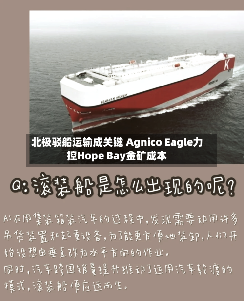 北极驳船运输成关键 Agnico Eagle力控Hope Bay金矿成本-第2张图片